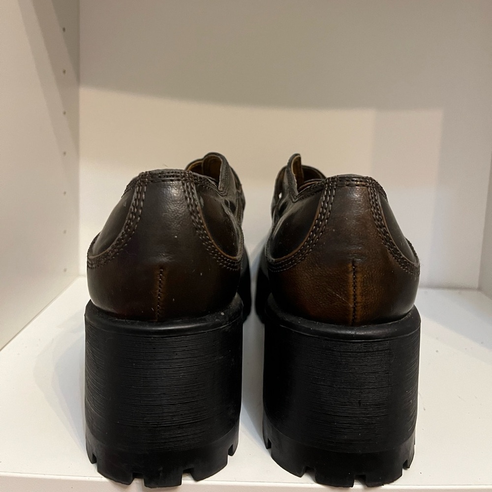 Y2K Mudd Chunky Platform Brown Shoes Women’s size 10 - Picture 10 of 14